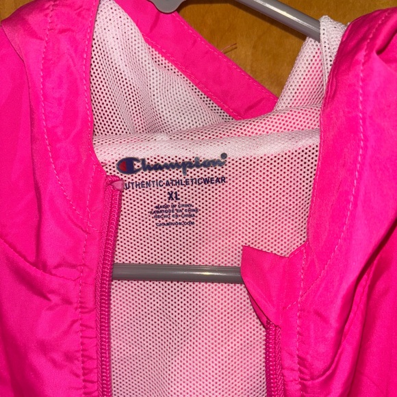 Champions Windbreaker Pink Girls Size XL - Picture 5 of 7
